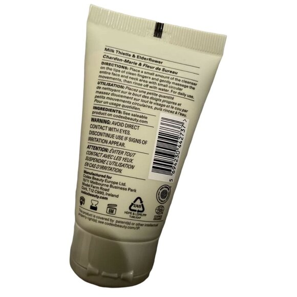 Codex Beauty Bia Exfoliating Wash Face Cleanser Hydrate Nourish 1.2oz 36mL - Picture 2 of 2